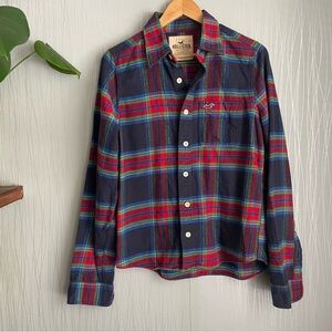 Hollister Flannel Button Up Cotton Shirt